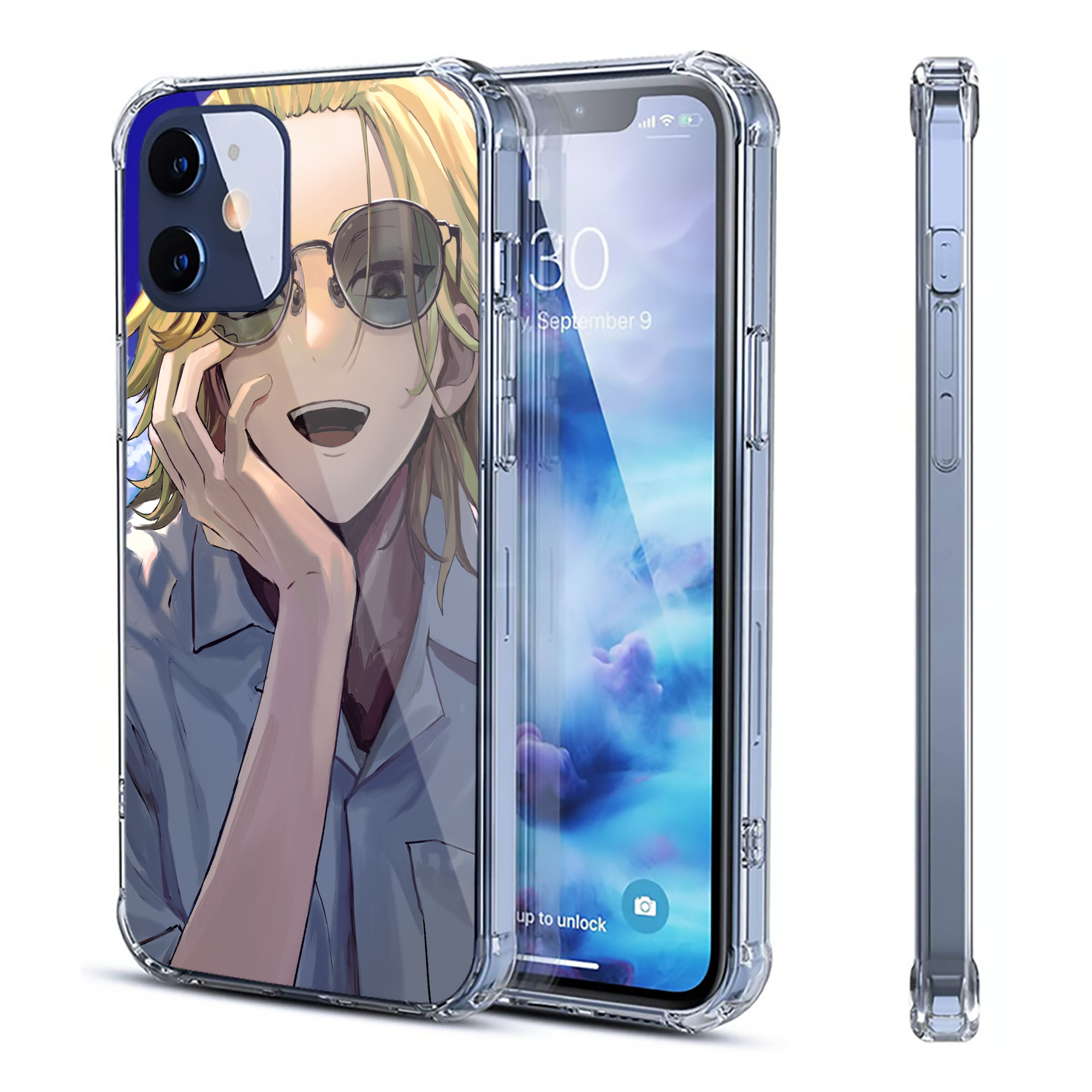 （画像用） 東京リベンジャーズ Tokyo Revengers 【iPhone 12シリーズ対応】透明スマホケース（クリアソフトケース）